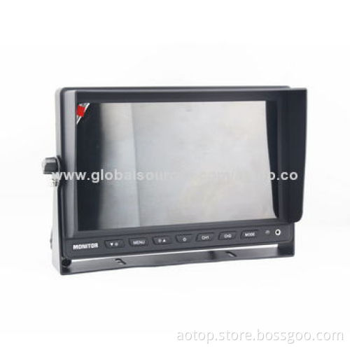 10.1-inch Car Rearview LCD Monitor with OSD Menu, Remoter Control, Multiple Languages, PAL/NTSC